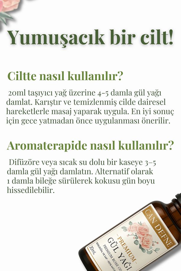 - Gül Yağı Saf ve Doğal 20mL - 4