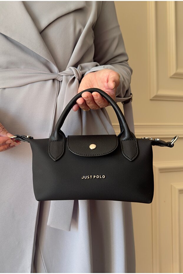 Women's Shoulder and Hand Bag Polo Fabric