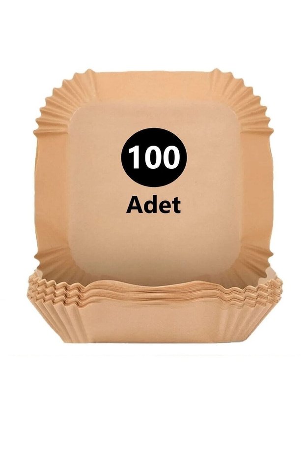 100 Pcs Airfryer Baking Paper Square Plate Model Oil Paper