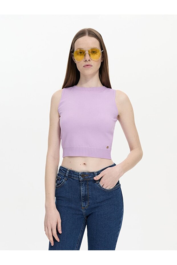 Kolsuz Triko Top Pembe Atlet - 2