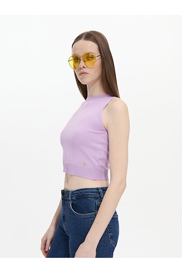 Kolsuz Triko Top Pembe Atlet - 4