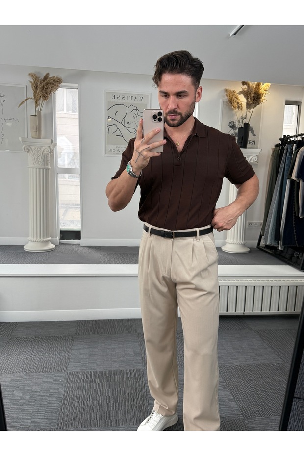 RL Fitilli Düğmeli Triko - 2