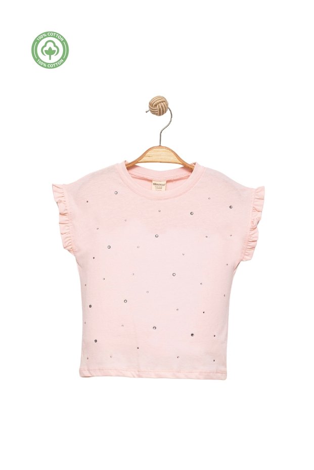 Girl's Stone Printed T-Shirt -Children's Clothing