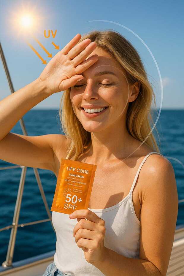 Life Code Güneş Kremi Hibrit Filtre Tek Kullanımlık 50 SPF - 1