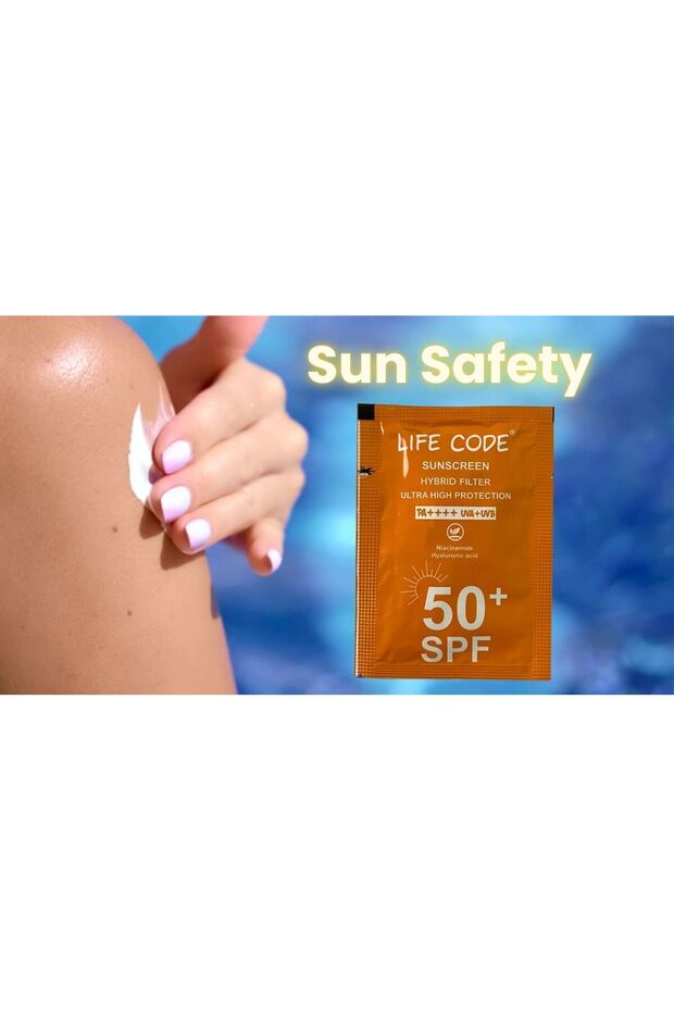 Life Code Güneş Kremi Hibrit Filtre Tek Kullanımlık 50 SPF - 4