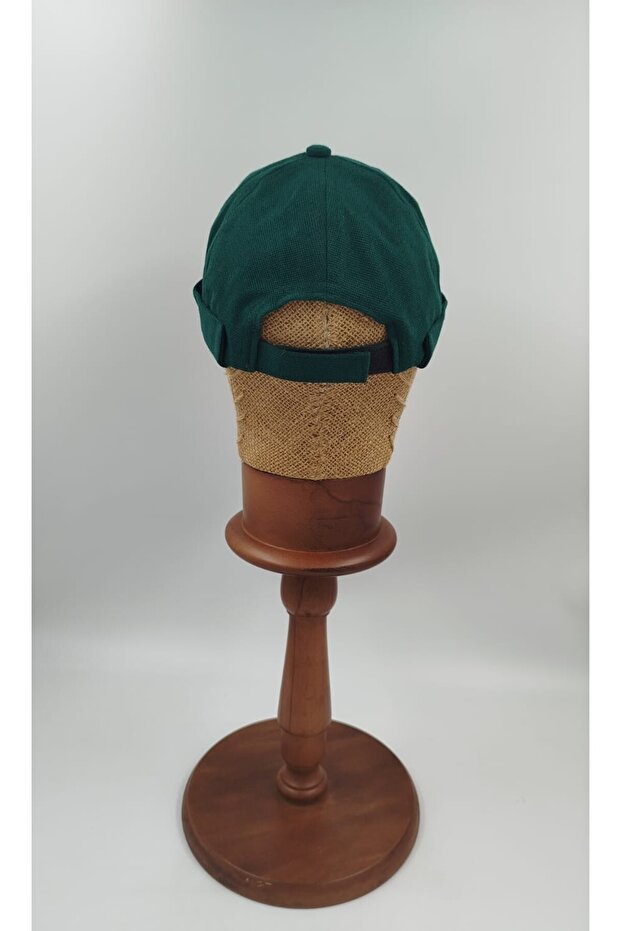 Basic Khaki Color Brimless Docker Hat - 4