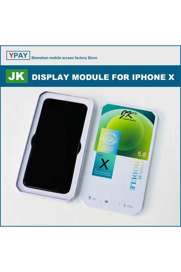 شاشة LCD لهاتف أبل آيفون X أسود - 4