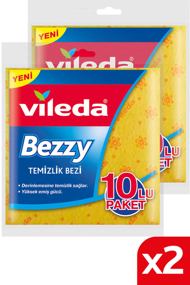 2 Paket 10 Lu Bezzy Mutfak Bezi - 1