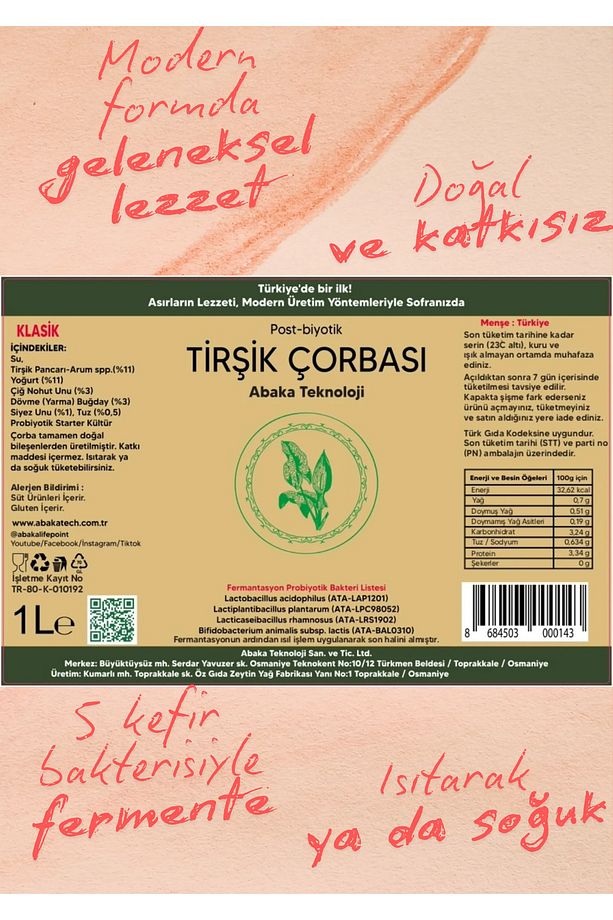 Tirşik-klasik-1 L Kavanoz-postbiyotik Çorba-2 Adet Maya Hediye-türkiye'de Ilk! - 3