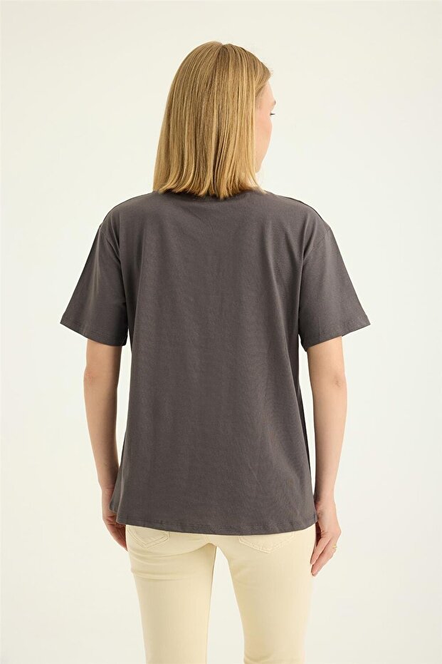 Kız Baskılı Tshirt - 5