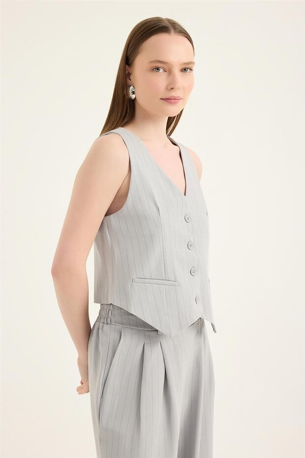 Ριγέ γιλέκο - 2