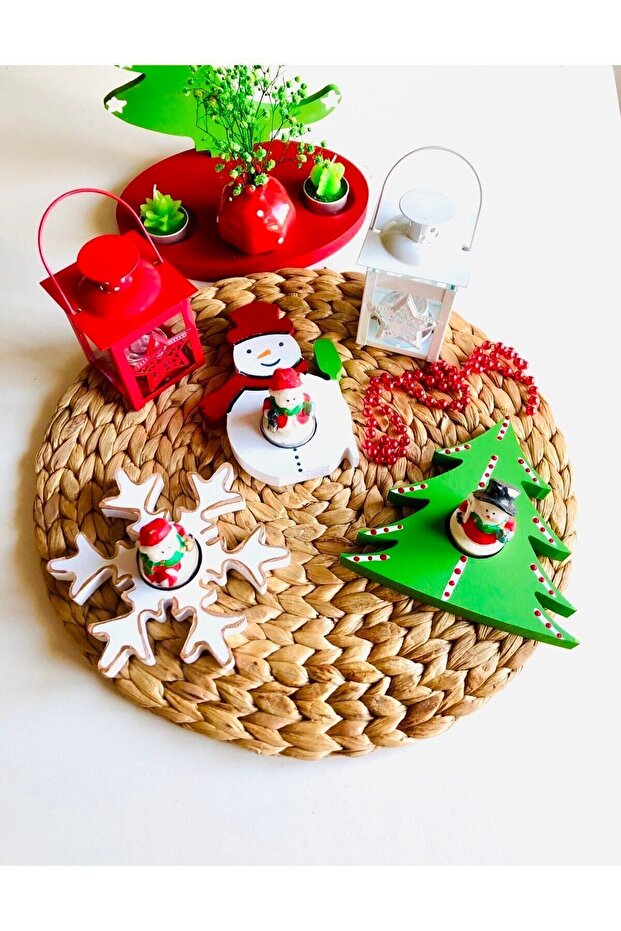 New Year's Special Design 3-Piece Candle Holder Set (tealight)