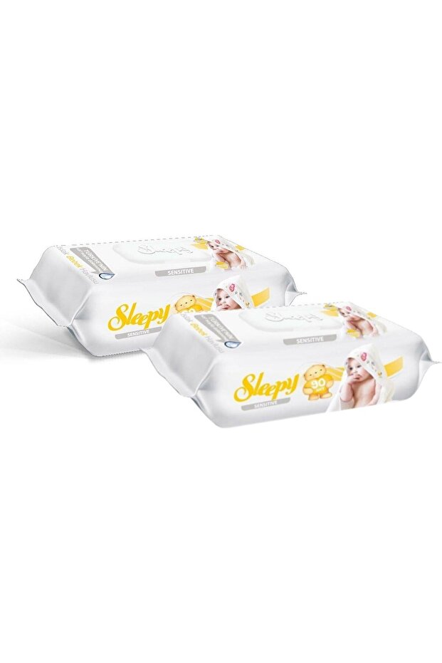 Sensitive 90 Sheets Wet Wipes 2 Pack - 1
