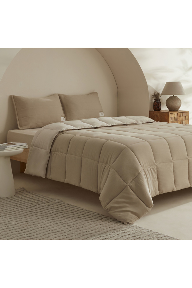 Relax Tek Kişilik Comfort Set/uyku Seti Bej - 3