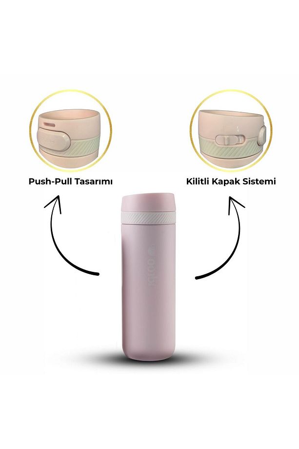 Squid Termos 600ml-PEMBE - 3