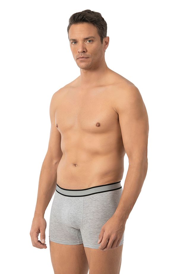 Özkan 11226 Erkek %95 Pamuklu Likralı Süprem Kumaş Esnek Rahat Boxer Şort - 4