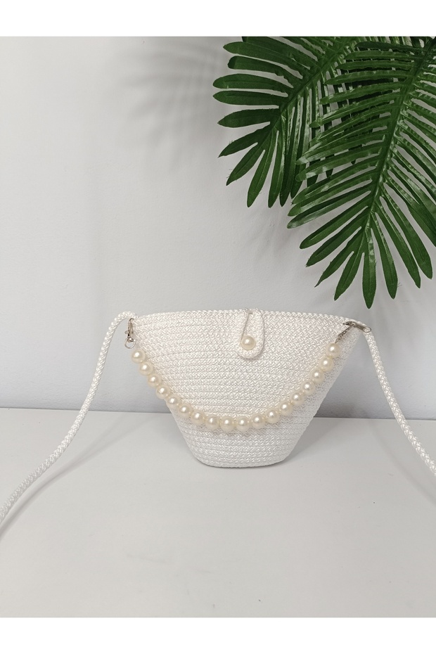 İnci saplı çanta - 1