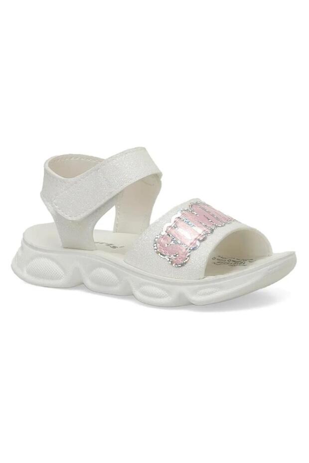 Rivne-P 24/29 Girl's Glittery Summer Printed Daily Velcro Sandals
