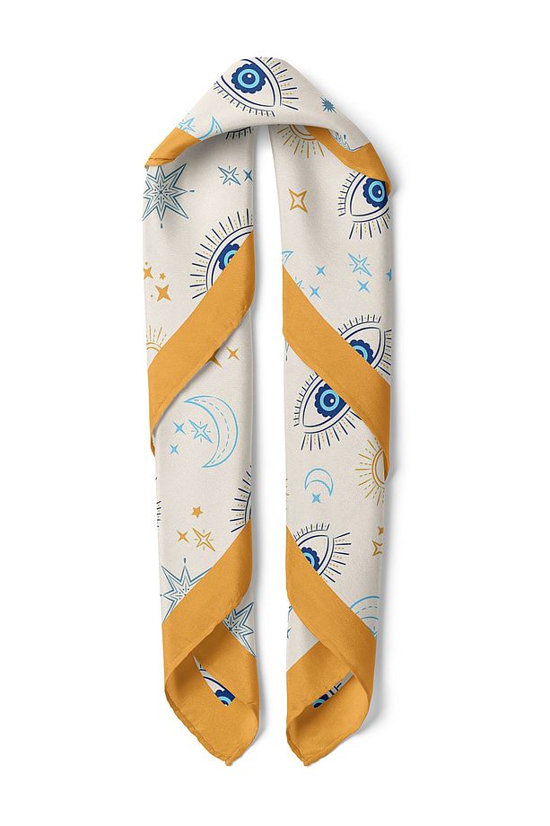 Göz Desenli Bandana - 3