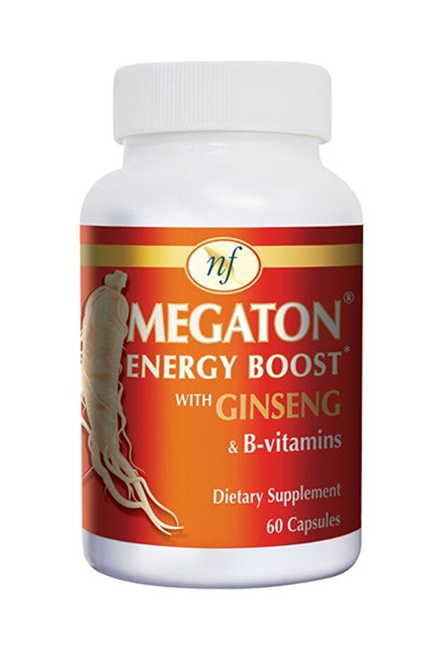 Megaton Energy Boost With Ginseng & B- vitamins 60 Capsules