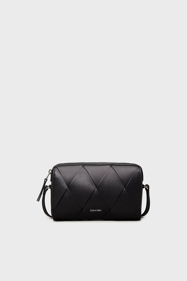 Ck Woven Camera Bag Women's Crossbody Bag K60K613002-Beh