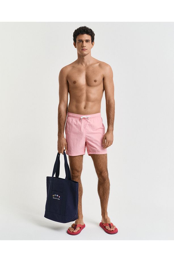 Erkek Pembe Regular Fit Mayo Şort - 1
