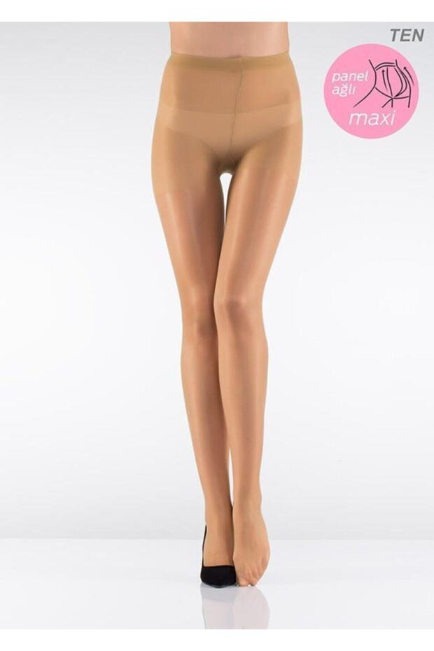 15 Denier Plus Size Shiny Toeless Pantyhose - Skin Color