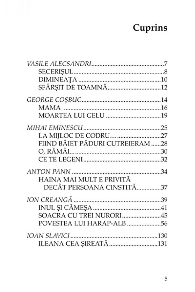 5th grade school readings - 2