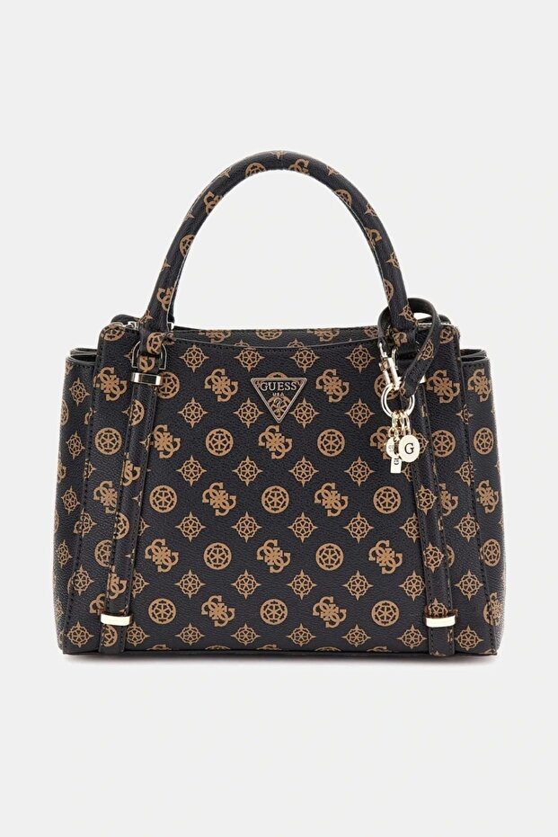 Eco Erica 2 Comp Satchel Women Brown Hand Bag Hwepg951006-Mlo