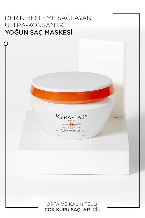 Nutritive Masquintense Riche çok kuru telli saçlar için derinlemesine besleyiciMaske 200Ml - 2