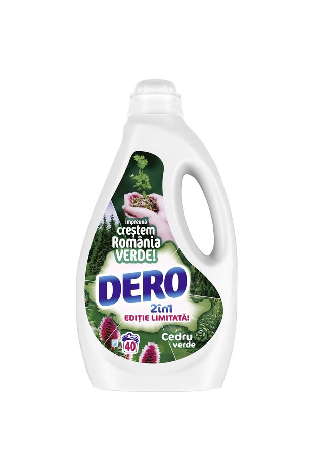 Detergent lichid Dero 2in1 Cedru Verde