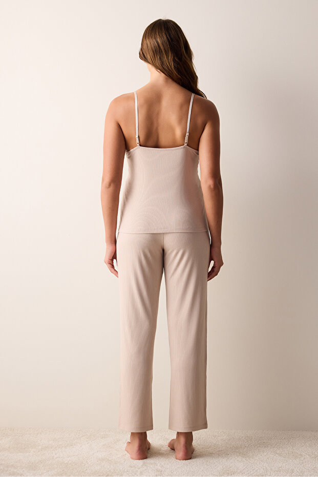Latte Pantolon Pijama Takımı - 5