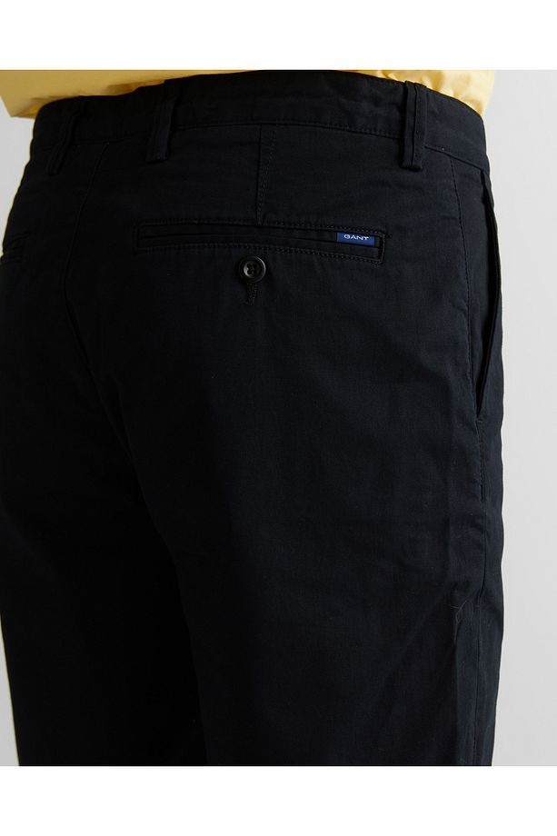 Erkek Siyah Slim Fit Şort - 6