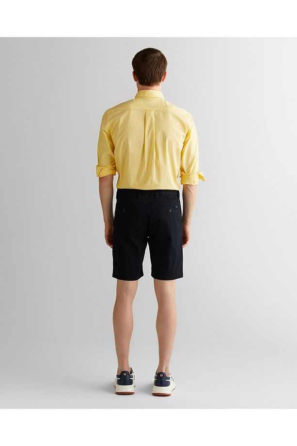 Erkek Siyah Slim Fit Şort - 2
