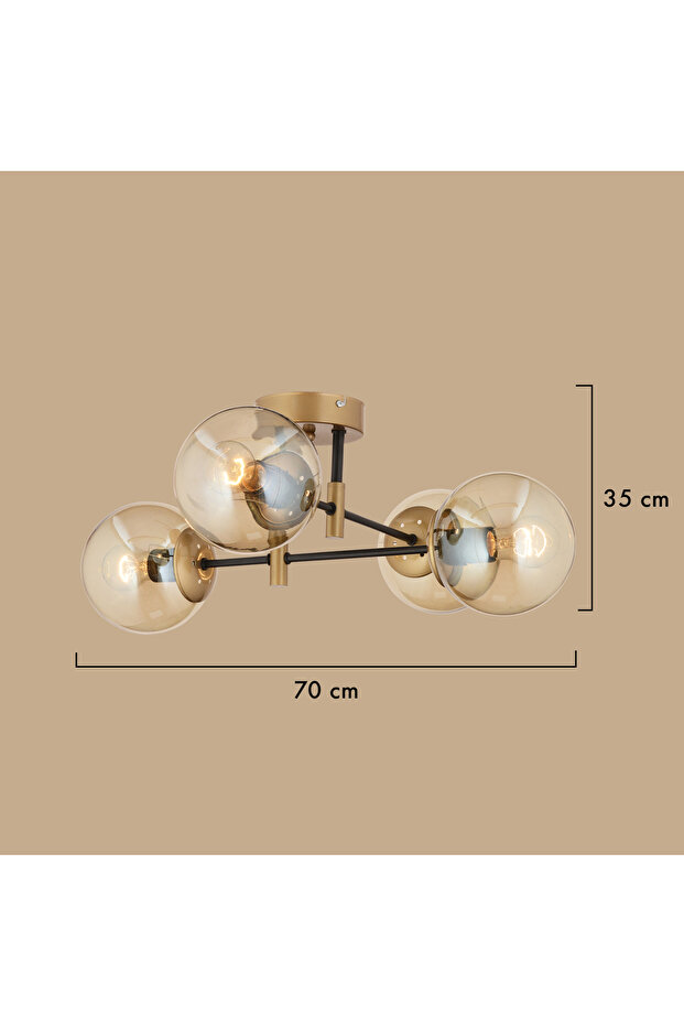 Cosmo Avize Gold (70x35 cm) - 4