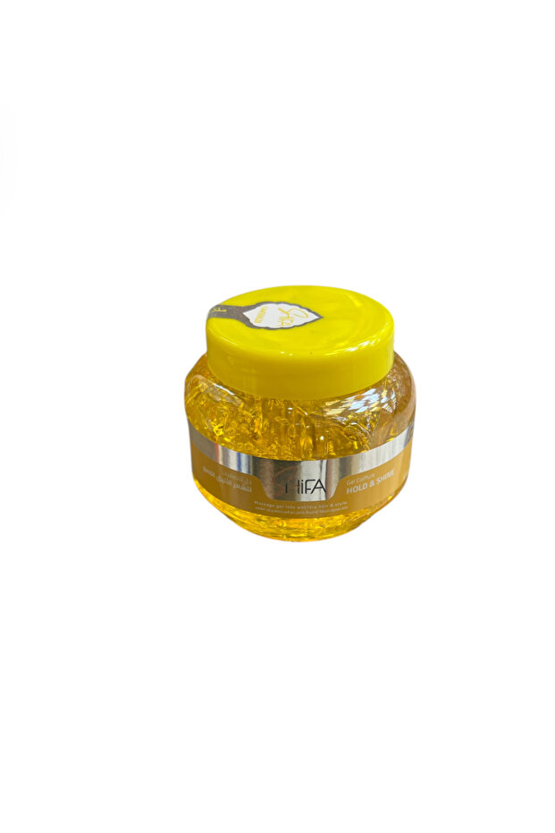Hold Shine Gel 300ml Yellow --- جل الشفا اصفر 300مل
