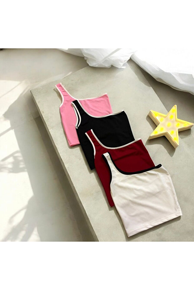 Tek Omuzlu Basic Kadın Atlet - 2