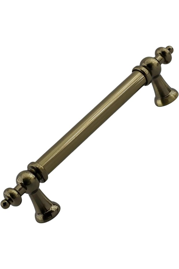 Tuğra Metal 160 mm 16 cm Furniture Kitchen Drawer Cabinet Wardrobe Handle Handle Handles Antique Yellow 3 Pieces