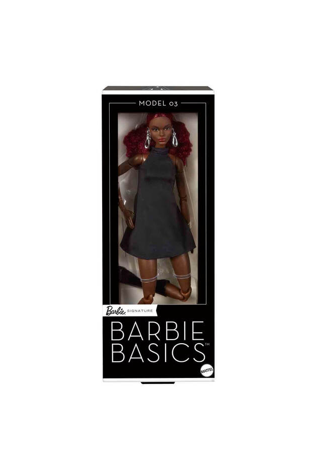 BASICS™ BEBEK Barbie Basics koleksiyona uygun, kızıl kıvırcık saçlı JBH75 - 6