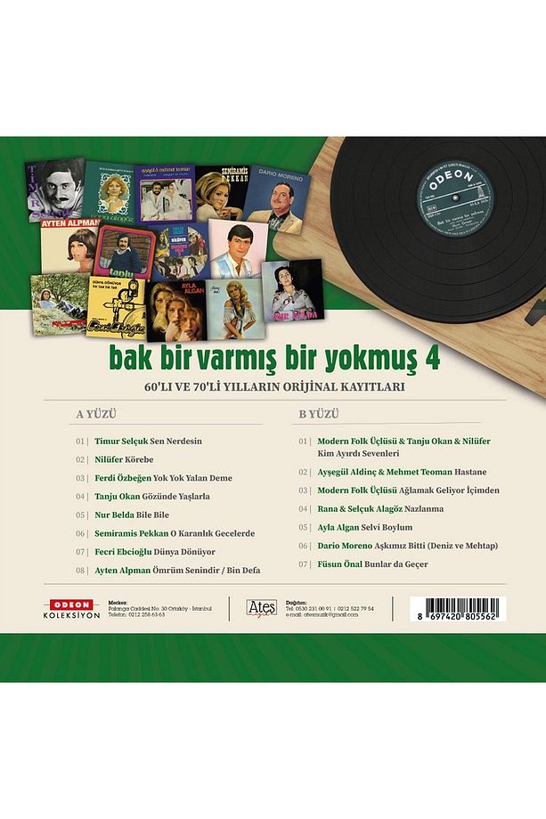 Bak Bir Varmış Bir Yokmuş Vol.4 (Plak) - 2