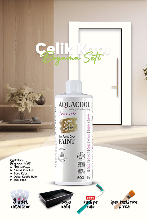 Çelik Kapı Boyama Seti - 1