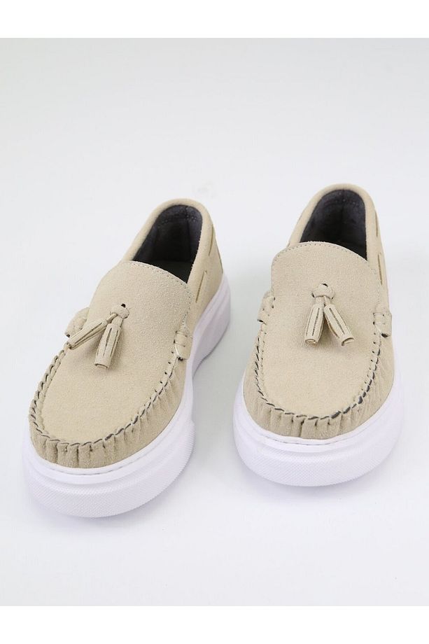 Erkek Çocuklar İçin Platform Taban Loafer Klasik Ayakkabı - 4