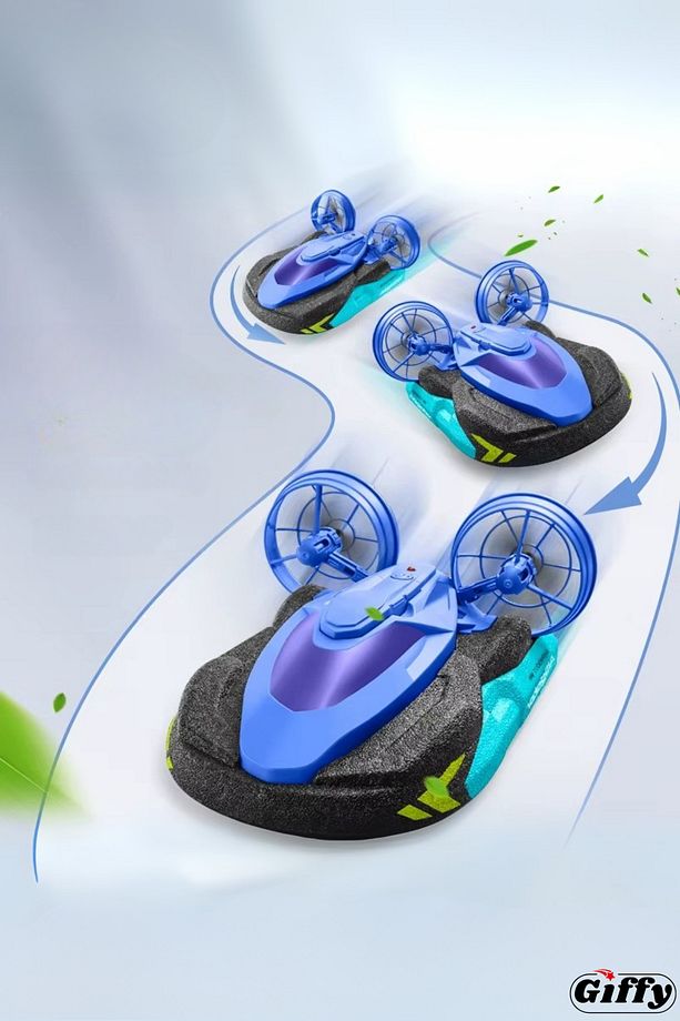 Oyuncak Uzaktan Kumandalı Şarjlı Suda ve Karada Giden Bot Tekne Alligator - 5