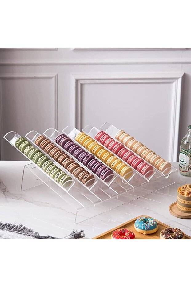 Small Acrylic Display Stand Macaron Display Case Acrylic tray