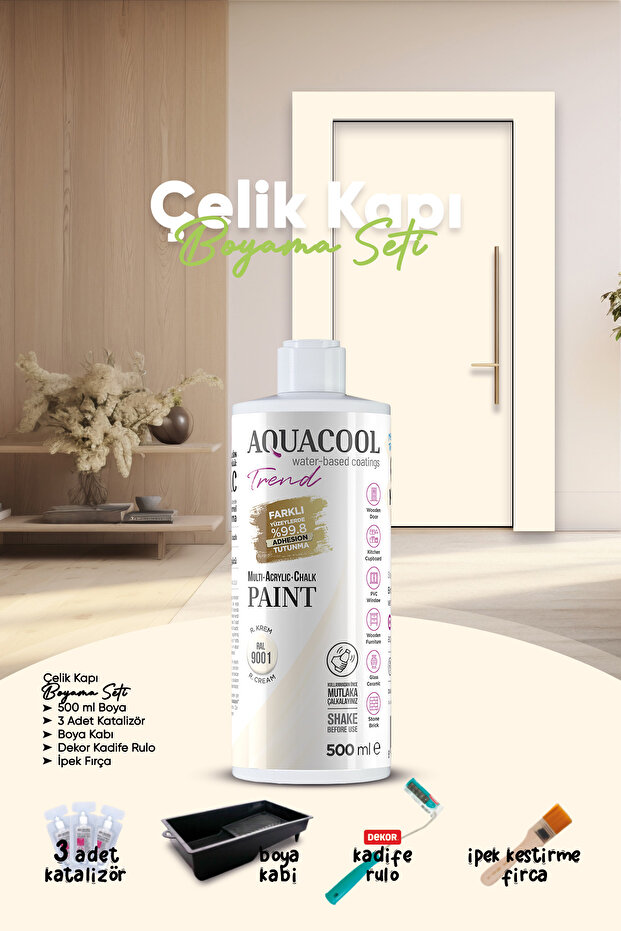 Çelik Kapı Boyama Seti - 1