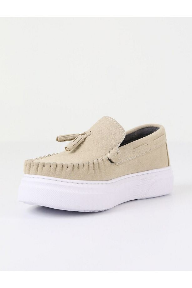 Erkek Çocuklar İçin Platform Taban Loafer Klasik Ayakkabı - 6