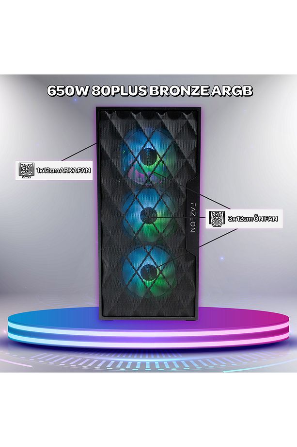 Tag Prime Bilgisayar Ryzen 5 7500f 32gb Ddr5 1tb M.2 Ssd Dual Geforce Rtx 4060 Ti Vga 650watt - 4