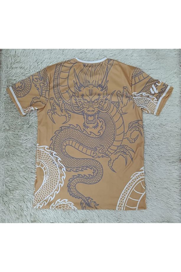 R.e.a.l M.a.d.r.i.d 2024/25 Dragon Desenli Özel Konsept Forması (GOLD) - 2