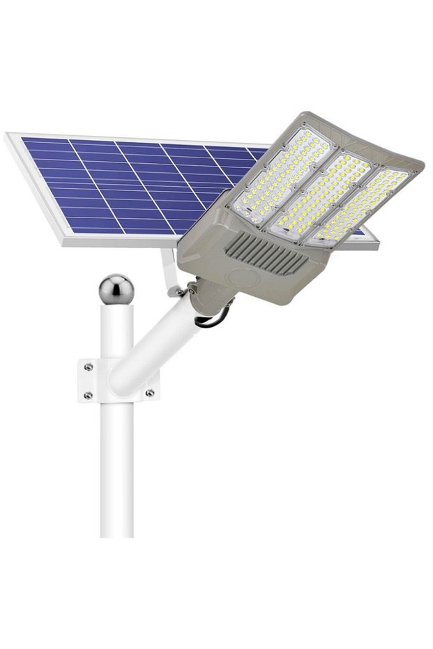 LED Solar Lamp, Rectangular Model, 1000 W, Bibilel, Cool, Gray