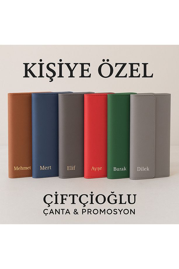 Kişiye Özel İsim Yazılı Notebook Mıknatıslı Kapak Tarihsiz Defter 16x21,5 - 1